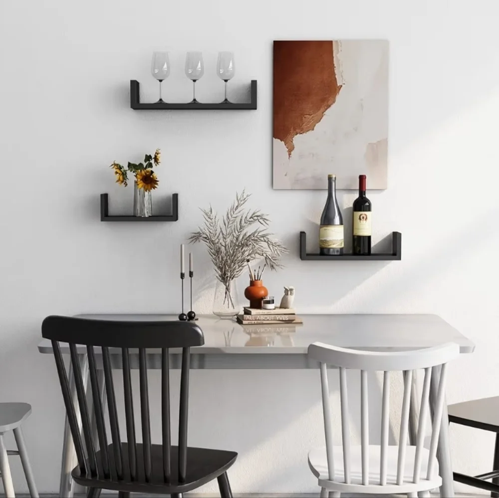 3 Pc Modern Shelf Set - Espresso